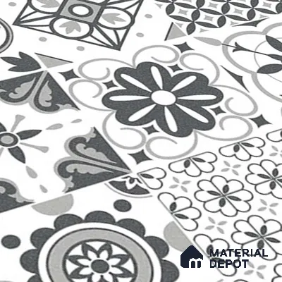 Moroccan Floor Tile   TL 10475  20 inch x 20 inch - Vitrified Matte Finish -12 mm | Suitable for Parking, Balcony & Terrace | Pattern Alignment May Vary | 2-3 mm Spacer is Mandatory