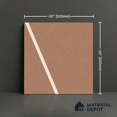 Stone Floor Tile   TL 10480  20 inch x 20 inch - Vitrified Matte Finish -12 mm | Suitable for Parking, Balcony & Terrace | Pattern Alignment May Vary | 2-3 mm Spacer is Mandatory