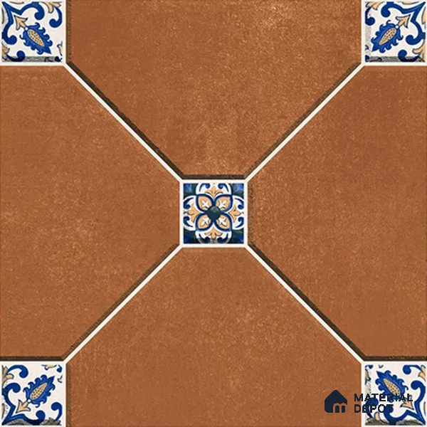 Stone Floor Tile   TL 10485  20 inch x 20 inch - Vitrified Matte Finish -12 mm | Suitable for Parking, Balcony & Terrace | Pattern Alignment May Vary | 2-3 mm Spacer is Mandatory