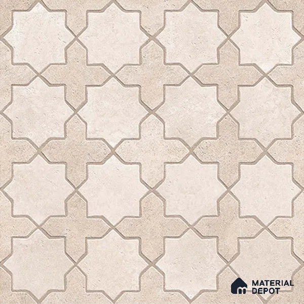 Stone Floor Tile   TL 10483 B  20 inch x 20 inch - Vitrified Matte Finish -12 mm | Suitable for Parking, Balcony & Terrace | Pattern Alignment May Vary | 2-3 mm Spacer is Mandatory