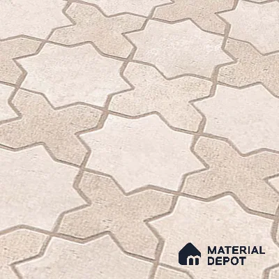 Stone Floor Tile   TL 10483 B  20 inch x 20 inch - Vitrified Matte Finish -12 mm | Suitable for Parking, Balcony & Terrace | Pattern Alignment May Vary | 2-3 mm Spacer is Mandatory
