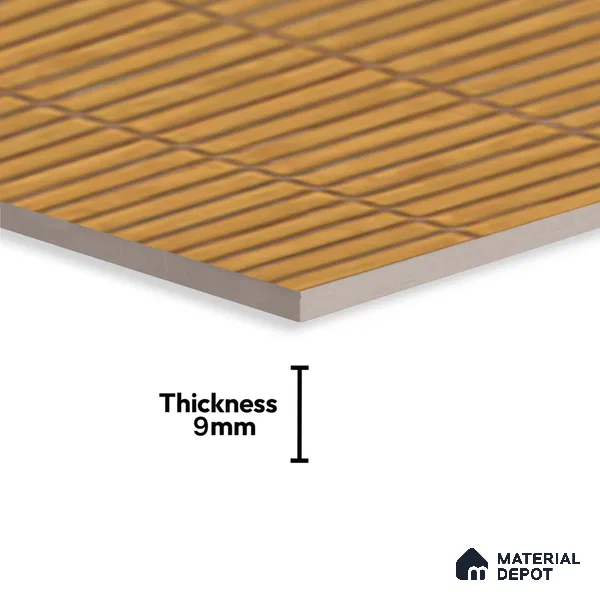 Subway Look Wall Tile TL 10373 B Mendila Orange 24 x 12 inch Matte Finish Ceramic Tile - 9 mm | Suitable for Kitchen, Bathroom & Dining Area | Please Expect a Slight Variation of Pattern