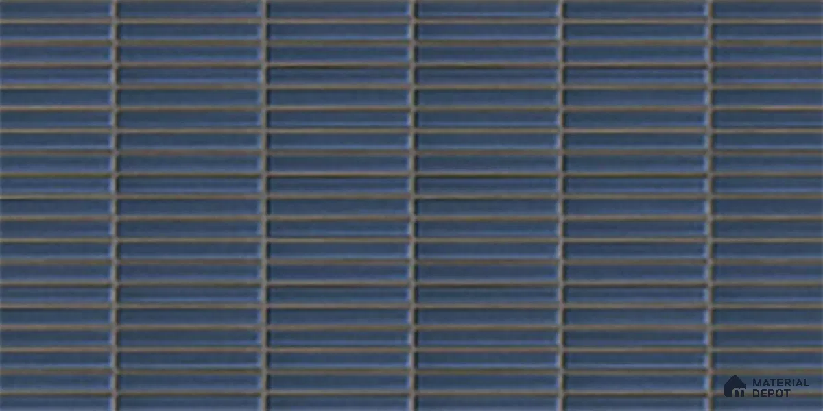 Subway Look Wall Tile TL 10373 D Mendila Lagoon 24 x 12 inch Matte Finish Ceramic Tile - 9 mm | Suitable for Kitchen, Bathroom & Dining Area | Please Expect a Slight Variation of Pattern