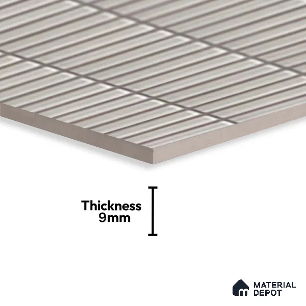 Subway Look Wall Tile TL 10373 F Mendila Bianco 24 x 12 inch Matte Finish Ceramic Tile - 9 mm | Suitable for Kitchen, Bathroom & Dining Area | Please Expect a Slight Variation of Pattern