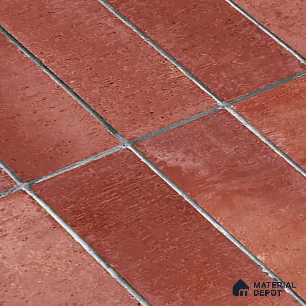 Subway Look Floor Tile TL 10372 B Artistic clay 24 x 12 inch Glossy Finish Ceramic Tile - 9 mm | Suitable For Bathroom, Kitchen & Dining Area | Please Expect a Slight Variation of Pattern