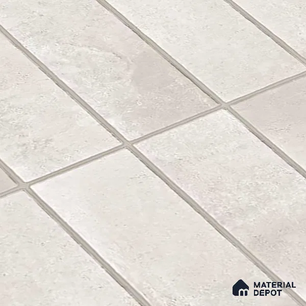 Subway Look Floor Tile TL 10372 C Artistic snowy 24 x 12 inch Glossy Finish Ceramic Tile - 9 mm | Suitable for Kitchen, Bathroom & Dining Area | Please Expect a Slight Variation of Pattern