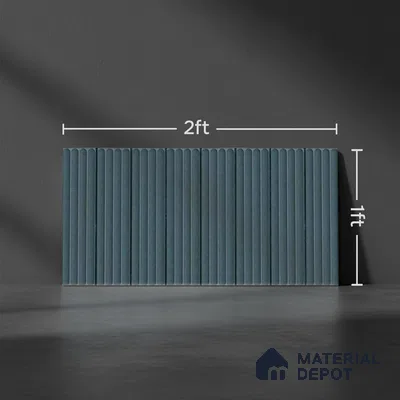 TL 10162 B Quimper Aqua HL 24 x 12 inch Glossy Finish  Ceramic Tile - 9 mm | Please Expect a Slight Variation of Pattern