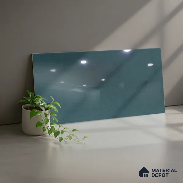 TL 10162 Quimper Aqua 24 x 12 inch Glossy Finish Ceramic Tile - 9 mm