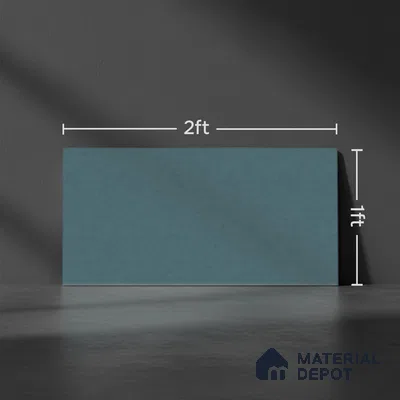 TL 10162 Quimper Aqua 24 x 12 inch Glossy Finish  Ceramic Tile - 9 mm