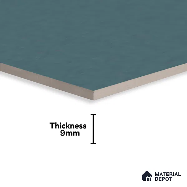 TL 10162 Quimper Aqua 24 x 12 inch Glossy Finish Ceramic Tile - 9 mm