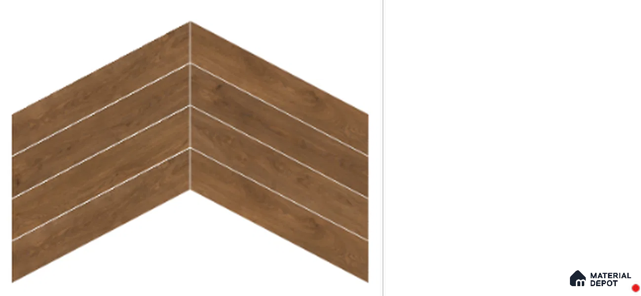 Wood Look Floor Tile TL 10389 Puritan Pine 35.43 inch x 6 inch Matte Finish Vitrified Tile - 9 mm | Suitable For living Room, Bedroom, Bathroom | 2-3 mm Spacer is Mandatory