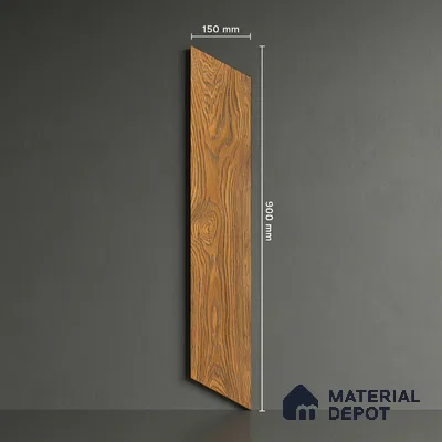 Wood Look Floor Tile TL 10386 Lpswich Pine 35.43 inch x 6 inch Matte Finish Vitrified Tile - 9 mm | Suitable For living Room, Bedroom, Bathroom | 2-3 mm Spacer is Mandatory
