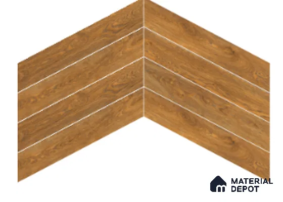 Wood Look Floor Tile TL 10386 Lpswich Pine 35.43 inch x 6 inch Matte Finish Vitrified Tile - 9 mm | Suitable For living Room, Bedroom, Bathroom | 2-3 mm Spacer is Mandatory
