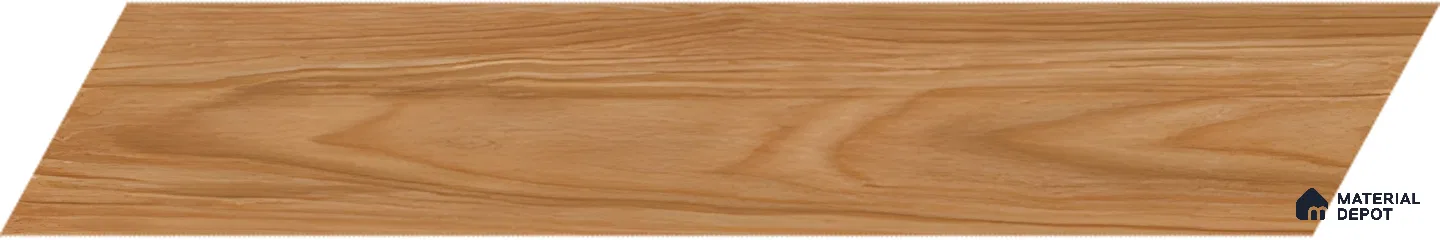 Wood Look Floor Tile TL 10392 Chevron Treviso 35.43 inch x 6 inch Matte Finish Porcelain Tile - 9 mm | Suitable For living Room, Bedroom, Bathroom | 2-3 mm Spacer is Mandatory