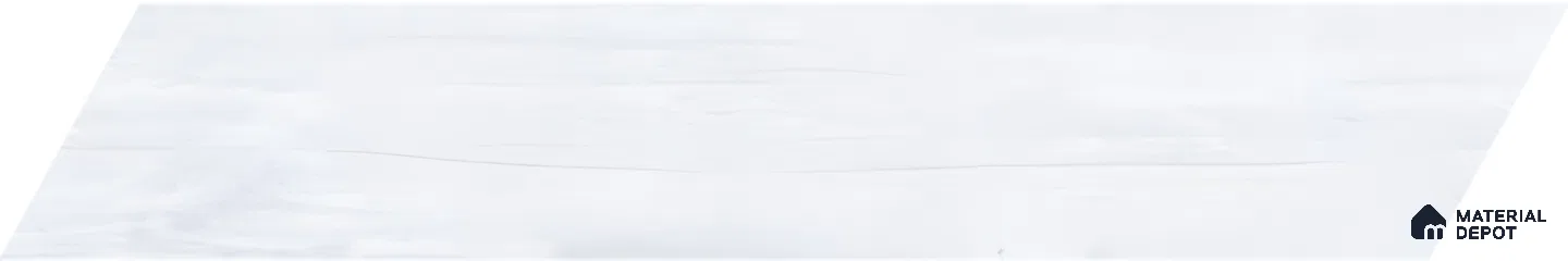 Wood Look Floor Tile TL 10382 Classic White 35.43 inch x 6 inch Matte Finish Vitrified Tile - 9 mm | Suitable For living Room, Bedroom, Bathroom | 2-3 mm Spacer is Mandatory