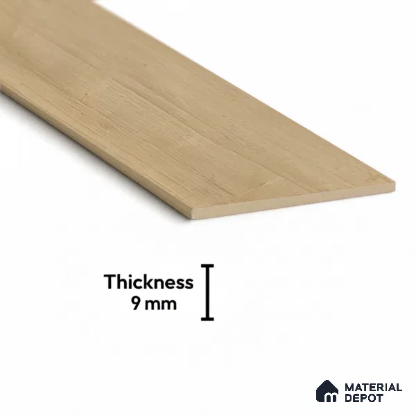 Wood Look Floor Tile TL 10393 C Chevron Tropez Springcreek 35.43 inch x 6 inch Matte Finish Porcelain Tile - 9 mm | Suitable For living Room, Bedroom, Bathroom | 2-3 mm Spacer is Mandatory