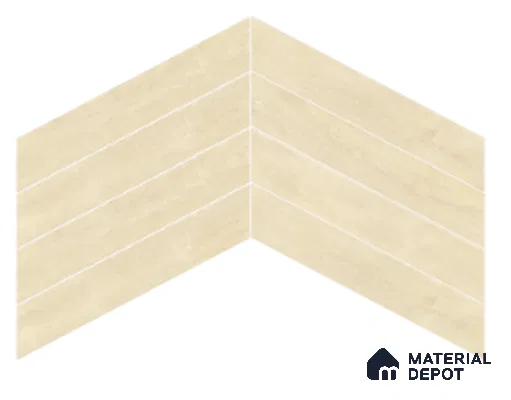 Wood Look Floor Tile TL 10387 Oak Polar 35.43 inch x 6 inch Matte Finish Vitrified Tile - 9 mm | Suitable For living Room, Bedroom, Bathroom | 2-3 mm Spacer is Mandatory