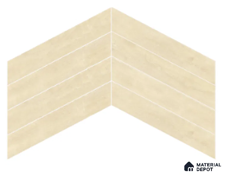 Wood Look Floor Tile TL 10387 Oak Polar 35.43 inch x 6 inch Matte Finish Vitrified Tile - 9 mm | Suitable For living Room, Bedroom, Bathroom | 2-3 mm Spacer is Mandatory