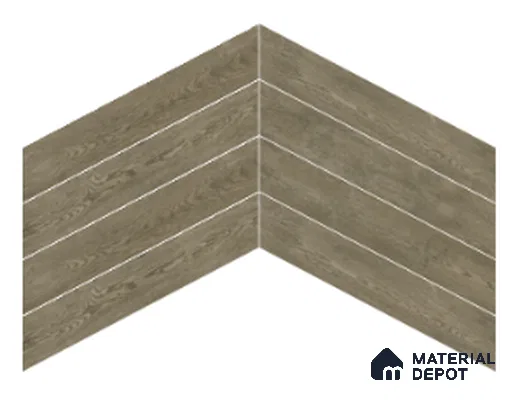 Wood Look Floor Tile TL 10384 English Wood 35.43 inch x 6 inch Matte Finish Vitrified Tile - 9 mm | Suitable For living Room, Bedroom, Bathroom | 2-3 mm Spacer is Mandatory