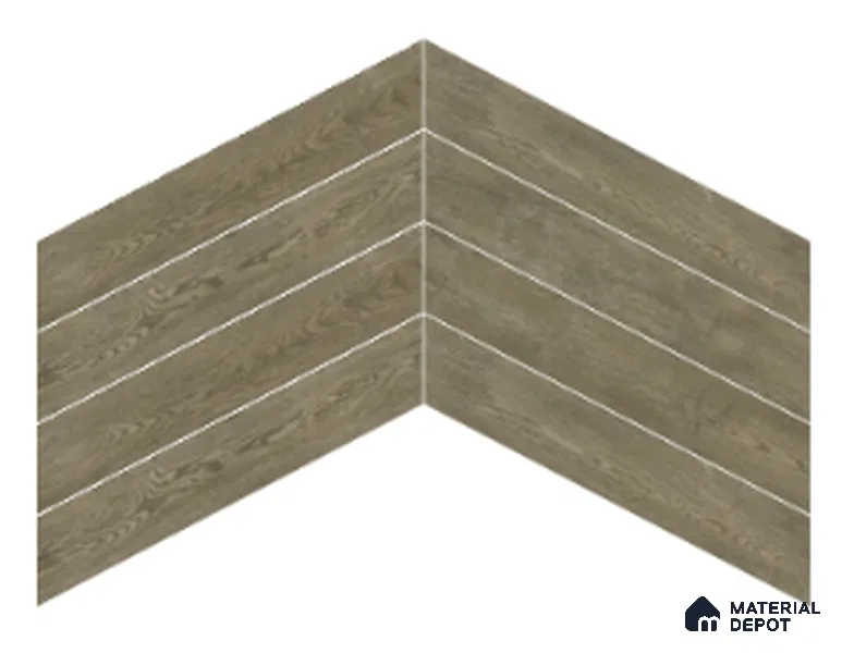 Wood Look Floor Tile TL 10384 English Wood 35.43 inch x 6 inch Matte Finish Vitrified Tile - 9 mm | Suitable For living Room, Bedroom, Bathroom | 2-3 mm Spacer is Mandatory