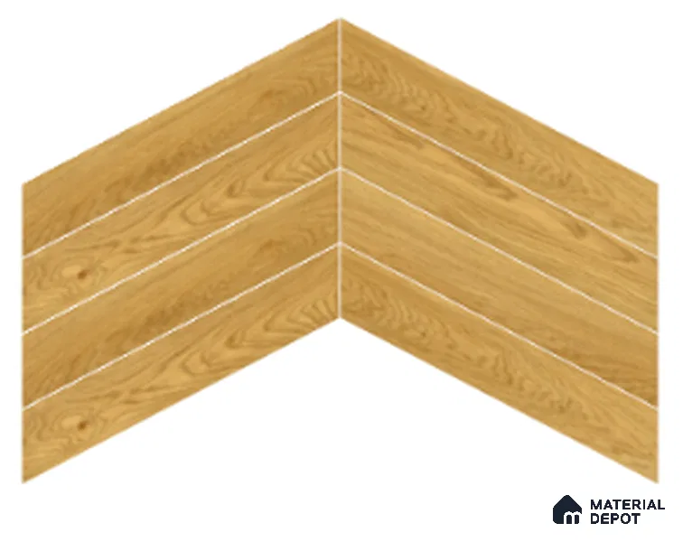 Wood Look Floor Tile TL 10385 Fawn Oak 35.43 inch x 6 inch Matte Finish Ceramic Tile - 9 mm | Suitable For living Room, Bedroom, Bathroom | 2-3 mm Spacer is Mandatory