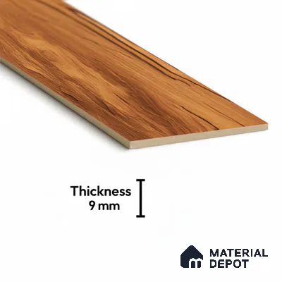 Wood Look Floor Tile TL 10395 Chevron Golden Honey 35.43 inch x 6 inch Matte Finish Porcelain Tile - 9 mm | Suitable For living Room, Bedroom, Bathroom | 2-3 mm Spacer is Mandatory