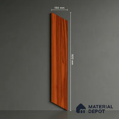 Wood Look Floor Tile TL 10388 Pine Hexa 35.43 inch x 6 inch Matte Finish Vitrified Tile - 9 mm | Suitable For living Room, Bedroom, Bathroom | 2-3 mm Spacer is Mandatory