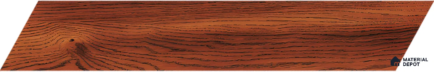 Wood Look Floor Tile TL 10398 Chevron Merabu 35.43 inch x 6 inch Matte Finish Porcelain Tile - 9 mm | Suitable For living Room, Bedroom, Bathroom | 2-3 mm Spacer is Mandatory