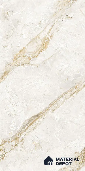 Floor & Wall Tile TL 07844 Endless Breccia Classic 4 ft x 2 ft Vitrified Glossy Finish - 9 mm | Suitable for Kitchen, Bathroom, Living Room & Bedroom | Random 6
