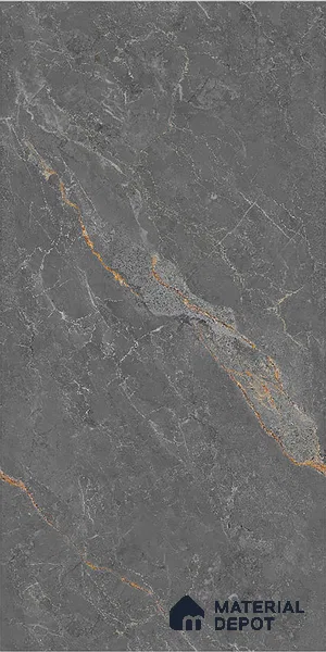 Floor & Wall Tile TL 07847 Endless Majestic Grey 4 ft x 2 ft Vitrified Glossy Finish - 9 mm | Suitable for Kitchen, Bathroom, Living Room & Bedroom | Random 4