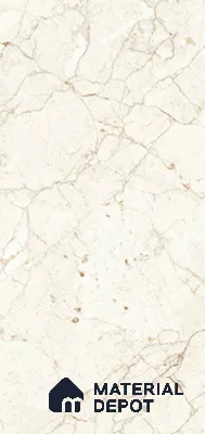 Floor & Wall Tile TL 07871 Rozalia White 4 ft x 2 ft Vitrified Glossy Finish - 9 mm | Suitable for Living Room, Bedroom & Dining | Random 3