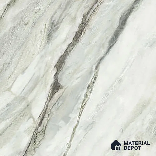 Floor & Wall Tile TL 07848 Endless Oyster Green 4 ft x 2 ft Vitrified Glossy Finish - 9 mm | Suitable for Kitchen, Bathroom, Living Room & Bedroom | Random 6