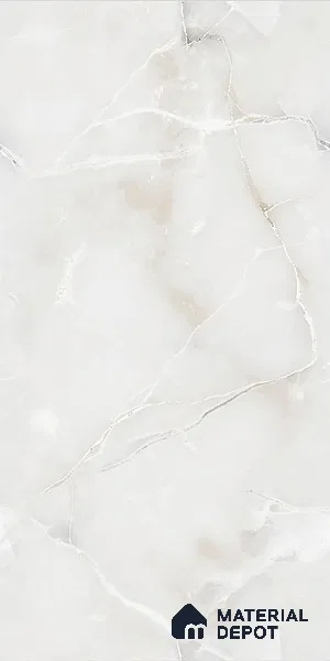 Floor & Wall Tile TL 07845 Endless Dove Bianco 4 ft x 2 ft Vitrified Glossy Finish - 9 mm | Suitable for Kitchen, Bathroom, Living Room & Bedroom | Random 4