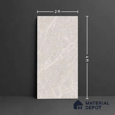 Floor & Wall Tile TL 07846 B Endless Elegant Pearl 4 ft x 2 ft Vitrified Glossy Finish - 9 mm | Suitable for Kitchen, Bathroom, Living Room & Bedroom | Random 6