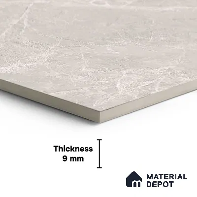 Floor & Wall Tile TL 07846 B Endless Elegant Pearl 4 ft x 2 ft Vitrified Glossy Finish - 9 mm | Suitable for Kitchen, Bathroom, Living Room & Bedroom | Random 6
