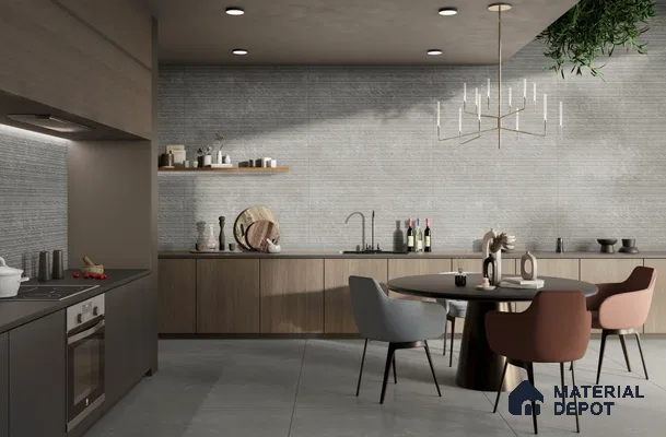 Punch Look TL 11910 C Nat Decor 4 ft x 2 ft Matte Finish Fullbody Vitrified Tile - 8.5 mm | Suitable For Living Room, Bathroom & Dining