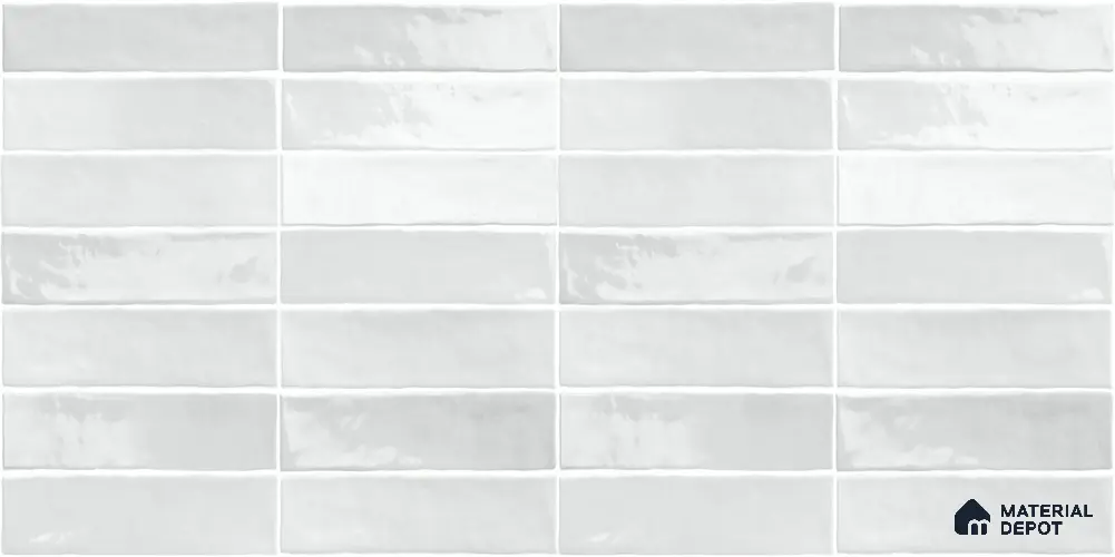 Floor & Wall Tile TL 07854 Subway Grey 4 ft x 2 ft Vitrified Matte Finish - 9 mm | Suitable for Kitchen, Bathroom & Dining Area