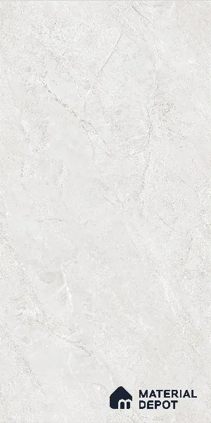 Floor & Wall Tile TL 07838 B Rock Endless Antolia Bianco 4 ft x 2 ft Vitrified Carving Matte Finish - 9 mm | Suitable for Kitchen, Bathroom, Living Room & Bedroom | Random 6
