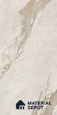 Floor & Wall Tile TL 07842 Rock Michel Grey 4 ft x 2 ft Vitrified Carving Matte Finish - 9 mm | Suitable for Kitchen, Bathroom, Living Room & Bedroom | Random 6