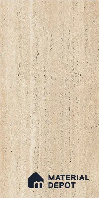 Floor & Wall Tile TL 07837 B Travertine Natural 4 ft x 2 ft Vitrified Glossy Finish - 9 mm | Suitable for Kitchen, Bathroom, Living Room & Bedroom | Random 4