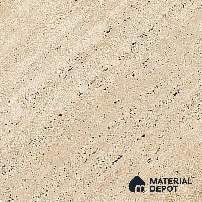 Floor & Wall Tile TL 07837 B Travertine Natural 4 ft x 2 ft Vitrified Glossy Finish - 9 mm | Suitable for Kitchen, Bathroom, Living Room & Bedroom | Random 4