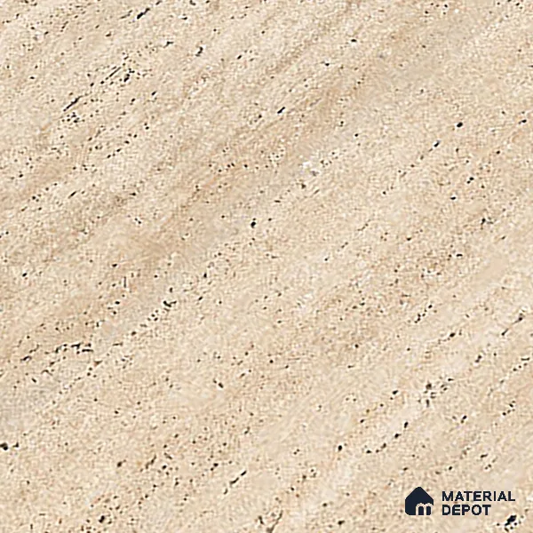 Floor & Wall Tile TL 07837 Travertine Natural 4 ft x 2 ft Vitrified Carving Matte Finish - 9 mm | Suitable for Kitchen, Bathroom, Living Room & Bedroom | Random 4