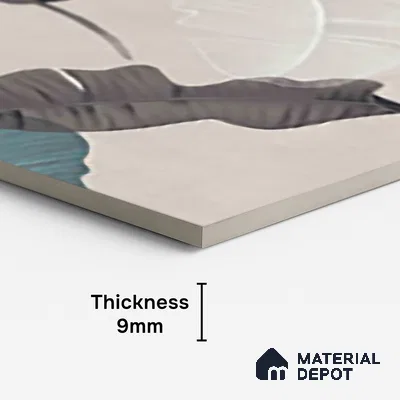 Tropical Wall Tile TL 10127 B  4 ft x 2 ft Matte Finish GVT Vitrified Tile - 9 mm | Suitable for Bathroom, Accent/Feature Wall, Foyer | Random Designs