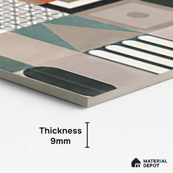 Highlighter Wall Tile TL 10128 B  4 ft x 2 ft Matte Finish GVT Vitrified Tile - 9 mm | Random Designs