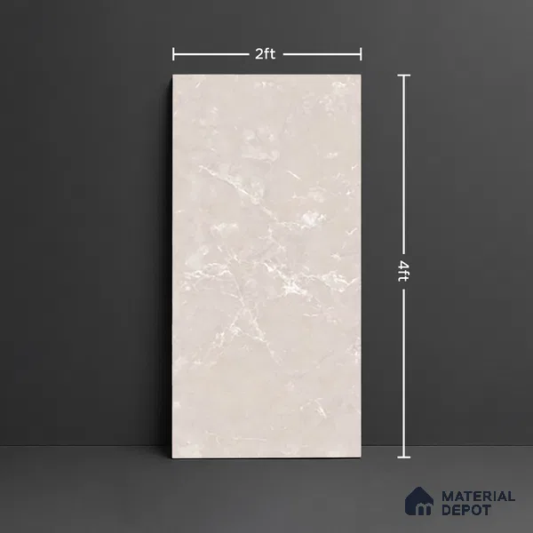 TL 10165 SGH Pearl Galaxy Gray 4 ft x 2 ft Matte Finish  Vitrified Tile - 9 mm