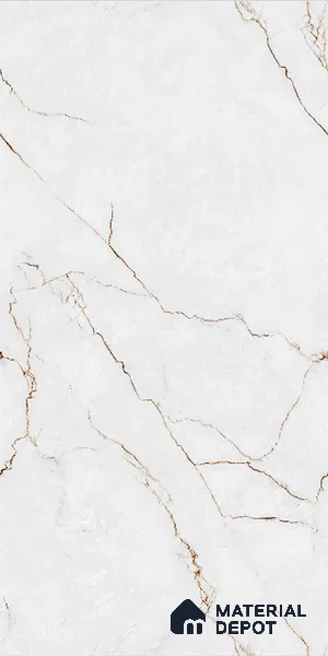 Floor & Wall Tile TL 07836 Infinite Fonix White 4 ft x 2 ft Vitrified Carving Matte Finish - 9 mm | Suitable for Kitchen, Bathroom, Living Room & Bedroom | Random 4