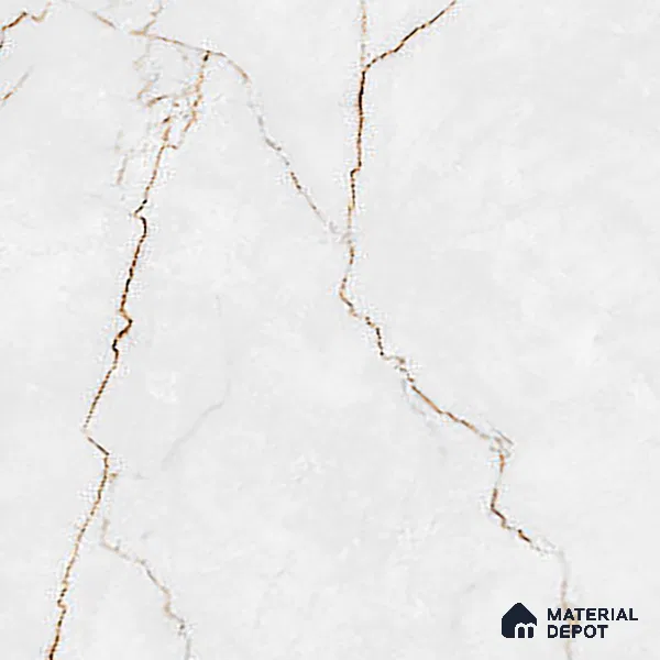Floor & Wall Tile TL 07836 Infinite Fonix White 4 ft x 2 ft Vitrified Carving Matte Finish - 9 mm | Suitable for Kitchen, Bathroom, Living Room & Bedroom | Random 4