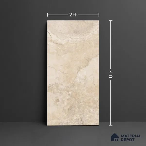 TL 10237 4 ft x 2 ft Satin Finish GVT Double Digital Vitrified Tile - 9 mm
