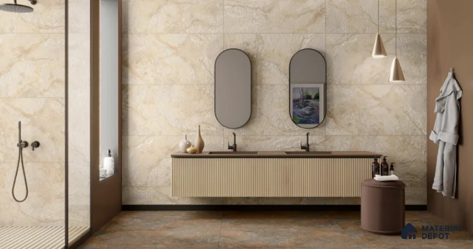 TL 10237 4 ft x 2 ft Satin Finish GVT Double Digital Vitrified Tile - 9 mm