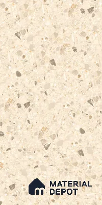 Terrazzo Wall & Floor Tile TL 12841 B Terrazzo Beige 4 ft x 2 ft Matte Finish Vitrified Tile - 9 mm | Suitable For Bathroom, Kitchen, Balcony